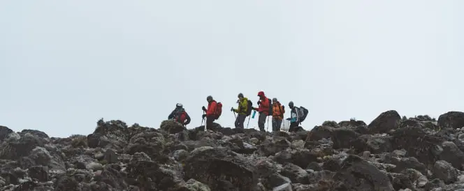 рутата Rongai - Ден 4 - Трекинг од кампот Kikilewa до кампот Mawenzi Tarn