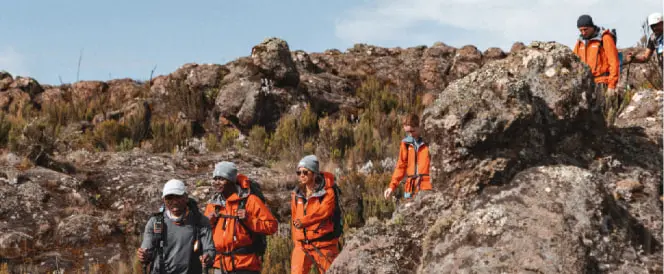 Рута Machame - Ден 3 - Трекинг од кампот Machame до кампот Shira